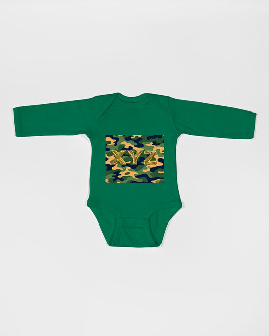 Cammy Trip Infant Long Sleeve Baby Rib Bodysuit | Rabbit Skins