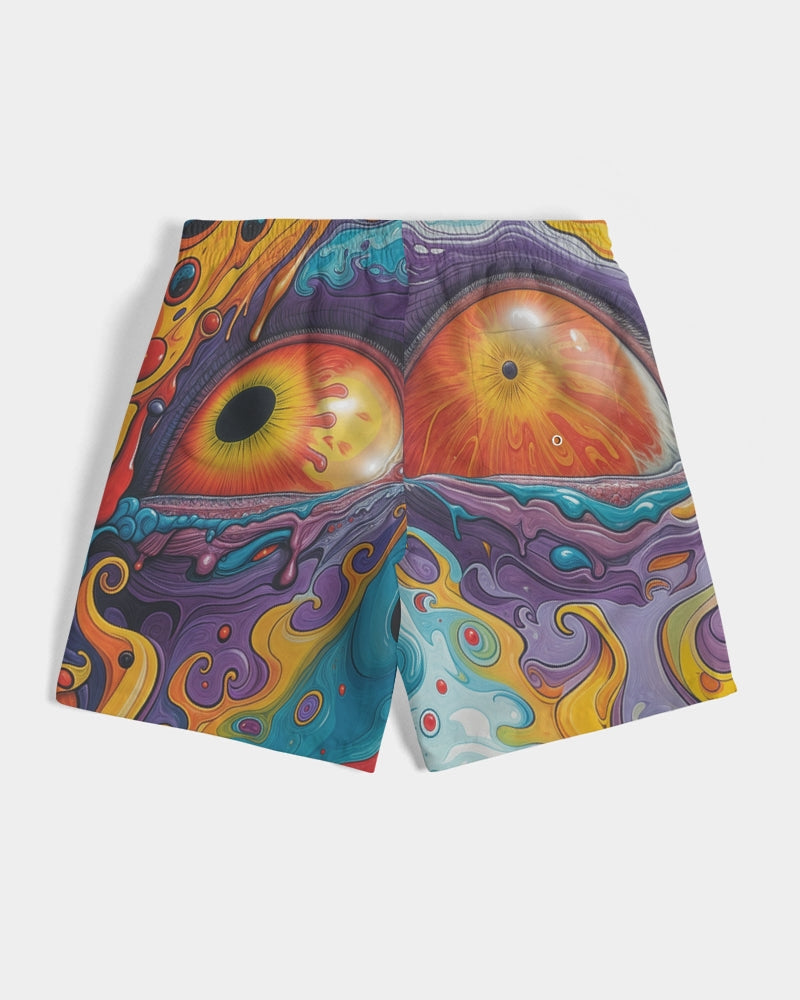 Meltdown Men's All-Over Print Swim Trunk