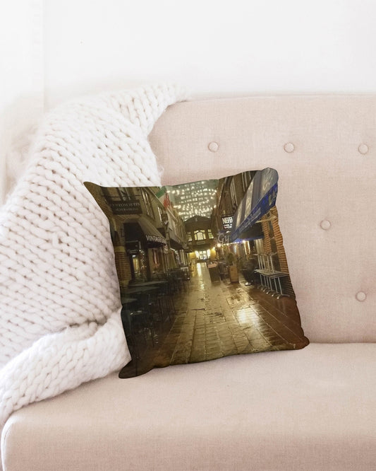 French Quarter  Throw Pillow Case 16"x16"