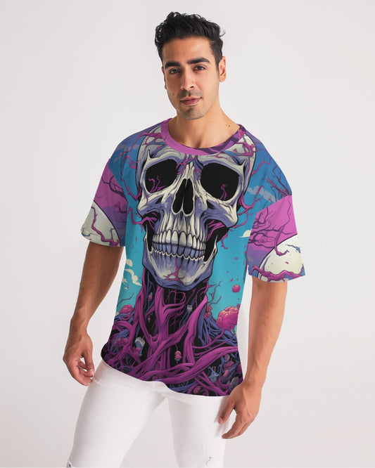 Skull Blossom Men's Premium Heavyweight Tee