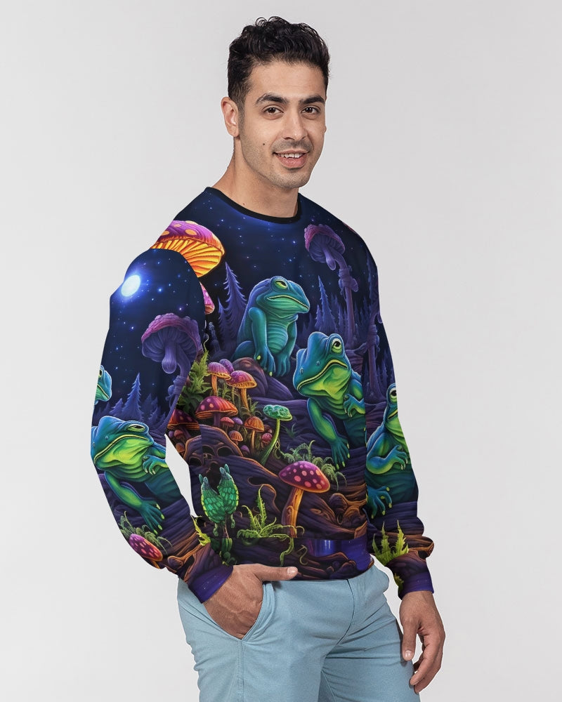 Wonder Light Men's Classic French Terry Crewneck Pullover