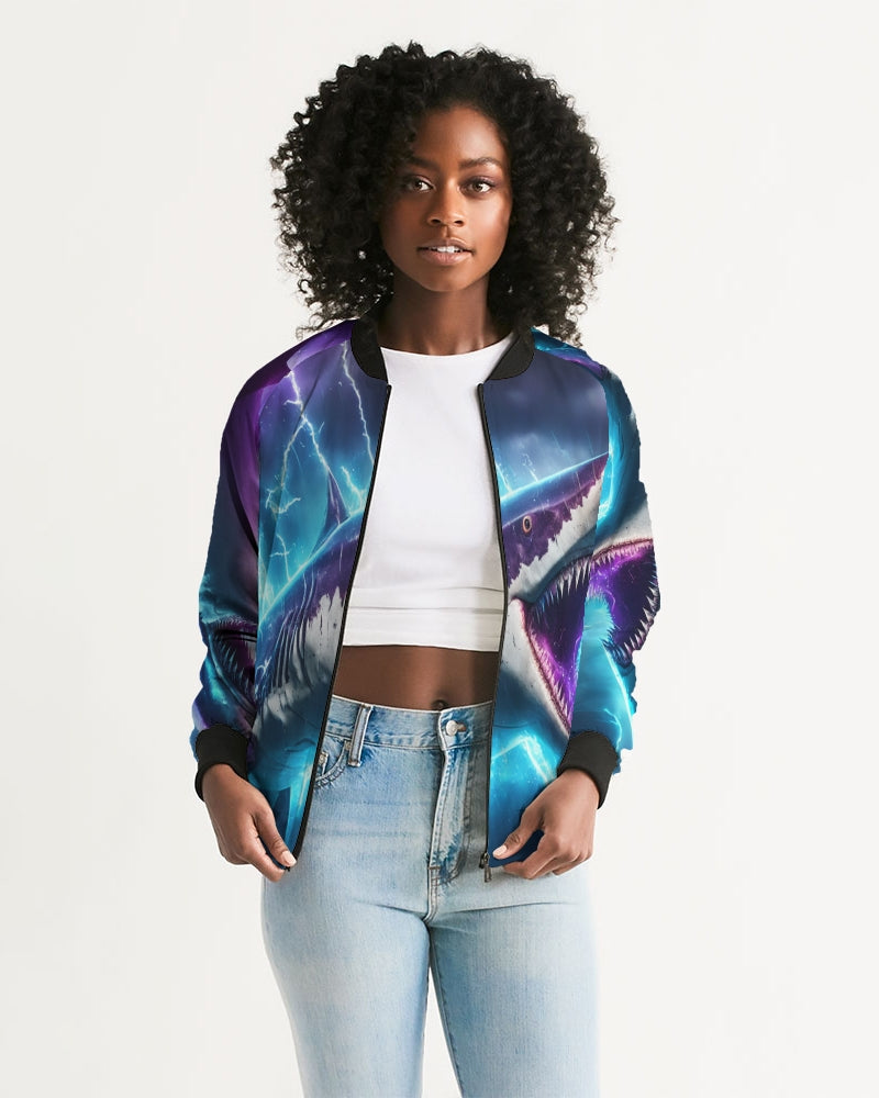 Shark Bite Women's Bomber Jacket