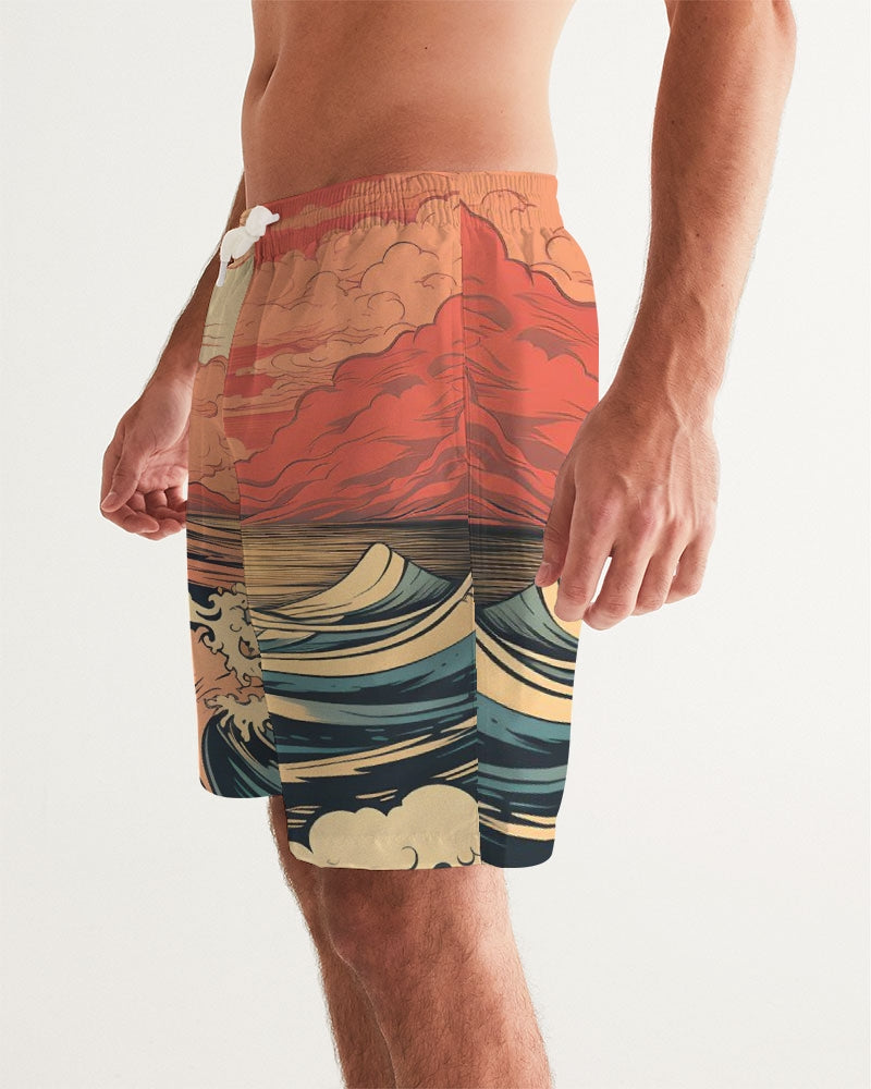 Tropical Haze Men's Swim Trunk