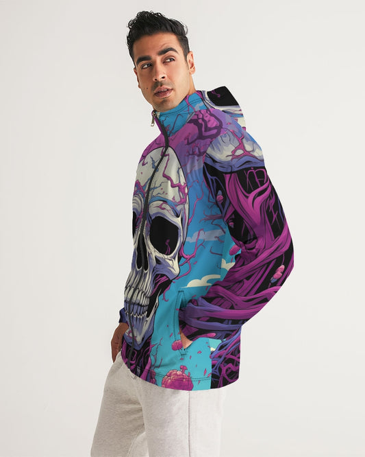 Skull Blossom Men's Windbreaker