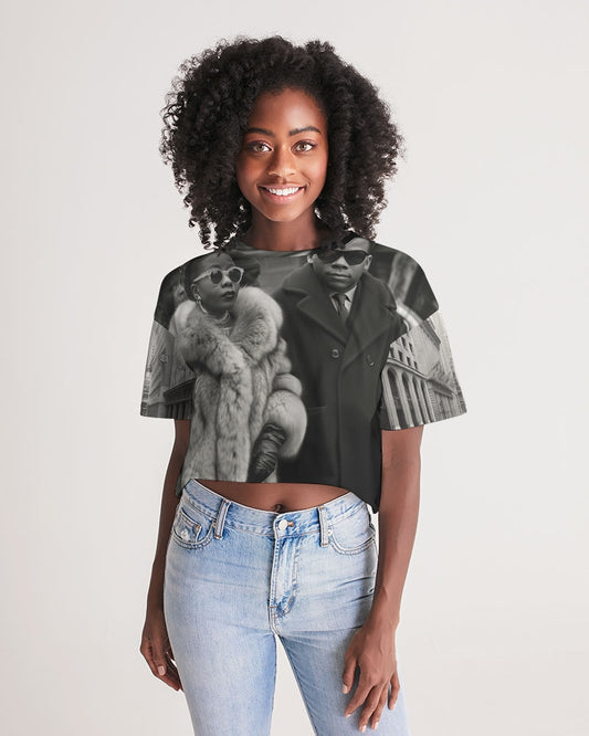 Wallstreet Women's Lounge Cropped Tee